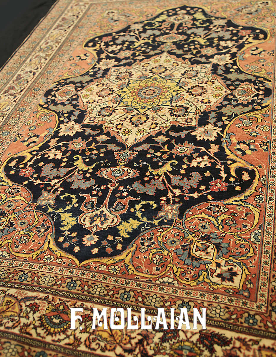 Tapis Persan Antique Tabriz Hadji djalili n°:85993837